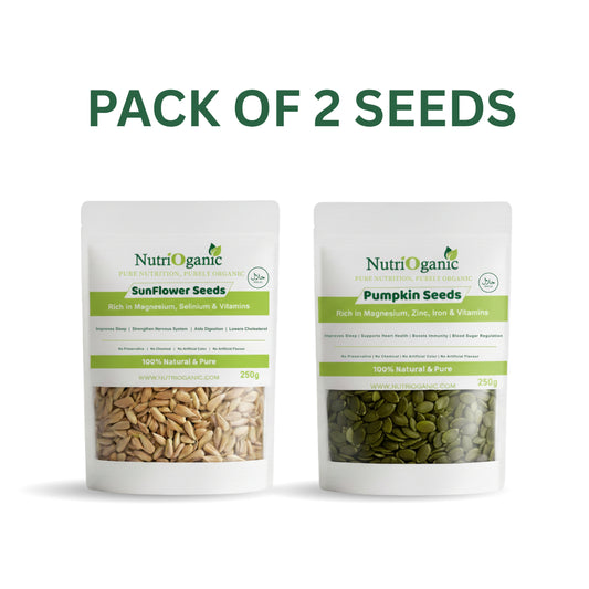Pack of 2 Pumpkin and Sunflower Seeds