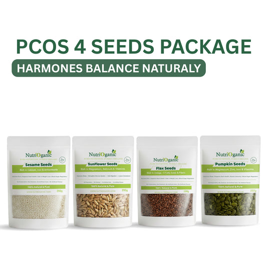 PCOS Seed Cycling 4 Seeds Package